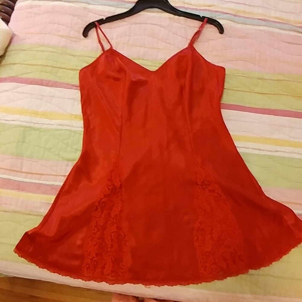 Victoria's Secret vintage red chemise